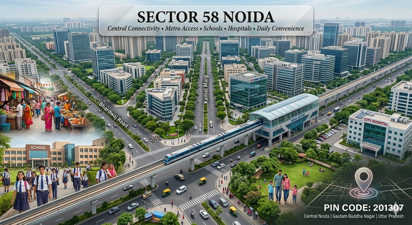 Sector 58 Noida A Central Noida Meets Real Convenience
