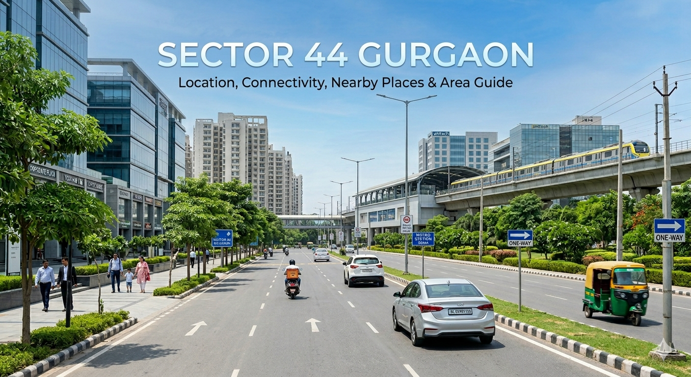 Sector 44 Gurgaon: Location, Connectivity, Nearby Places & Area Guide