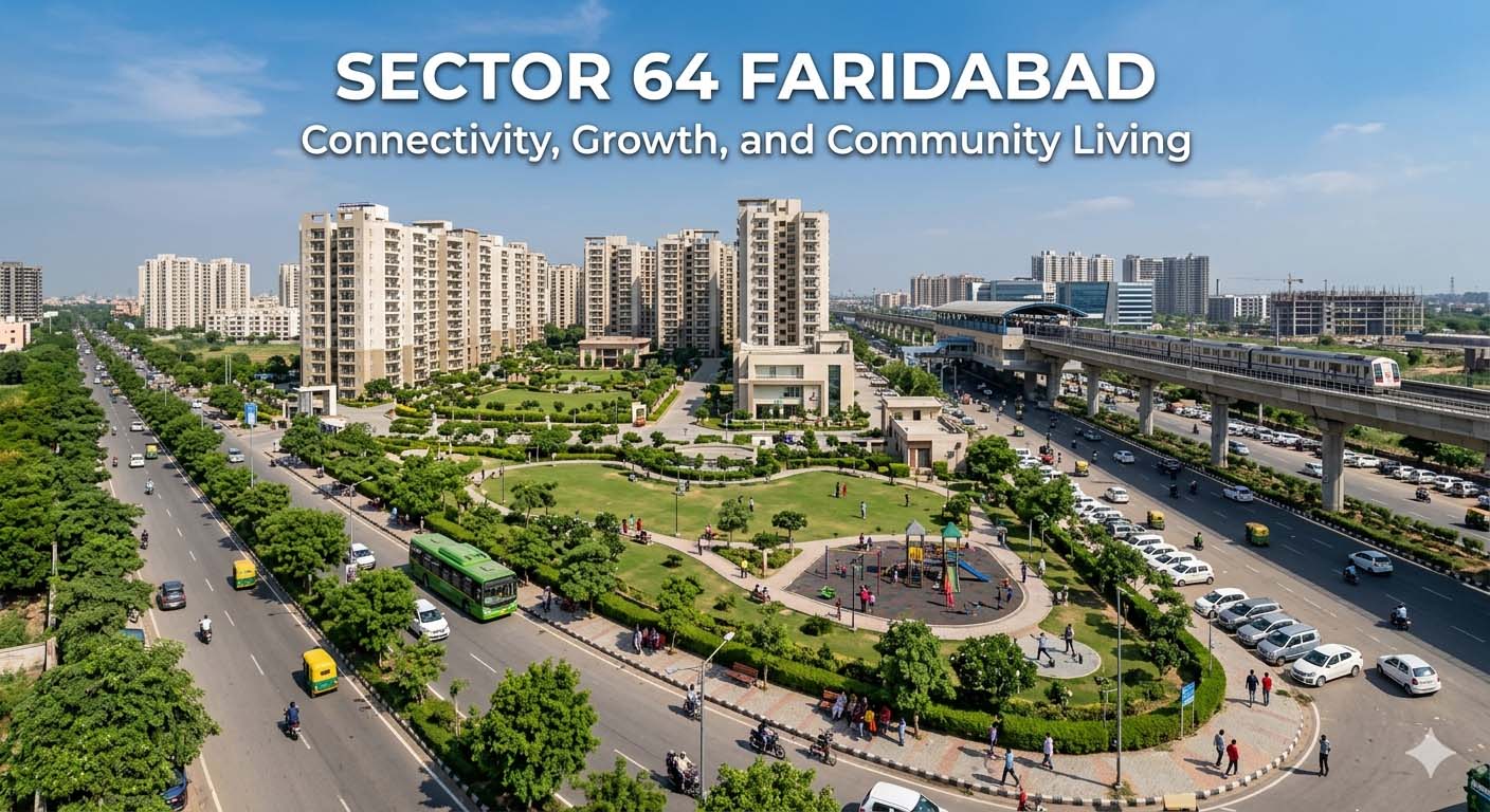 Sector 64 Faridabad: Connectivity, Growth and Community Living