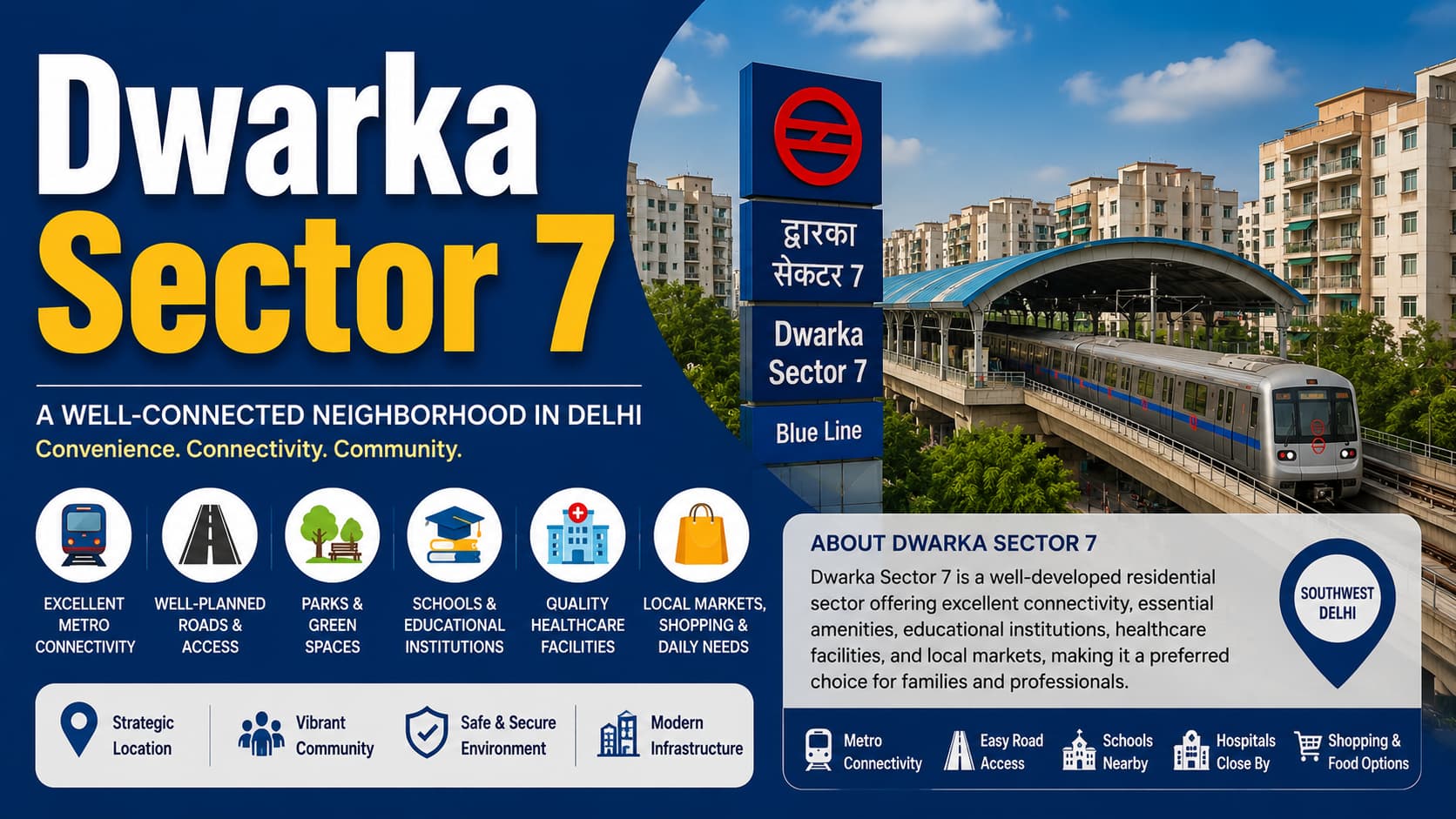 Dwarka Sector 7 Delhi Locality and Community Guide