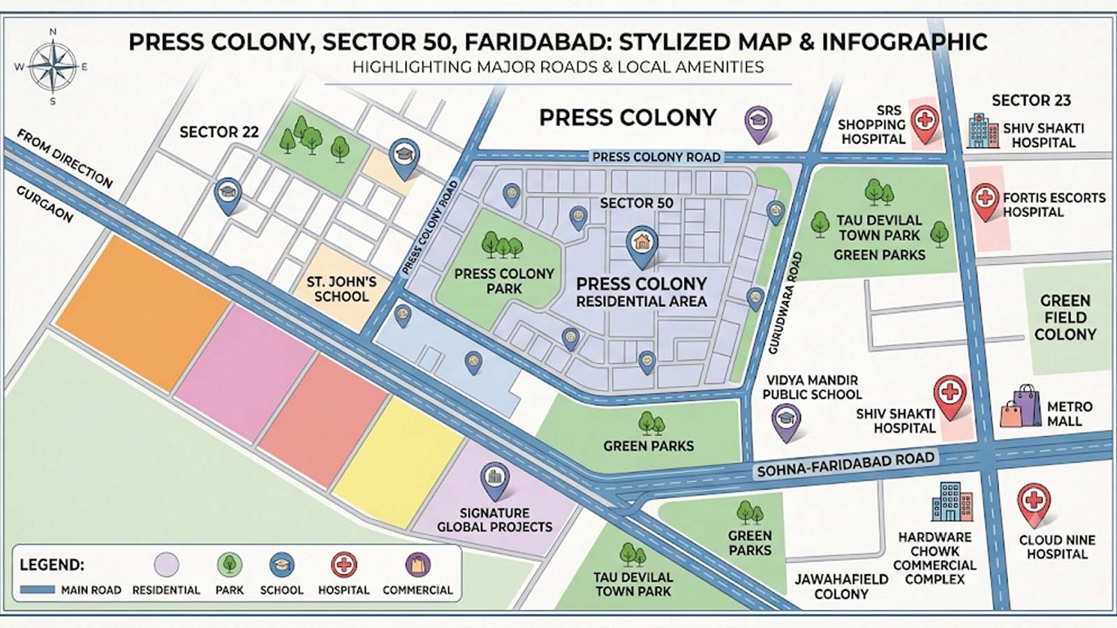 Press Colony Faridabad: A Street-Level View of Local Life
