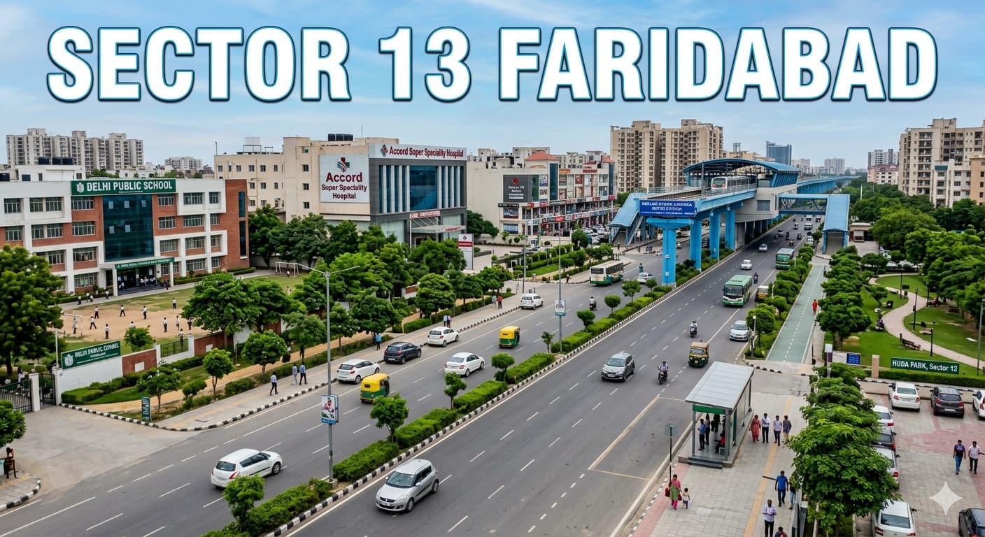 Sector 13 Faridabad Guide with Metro and Local Insights