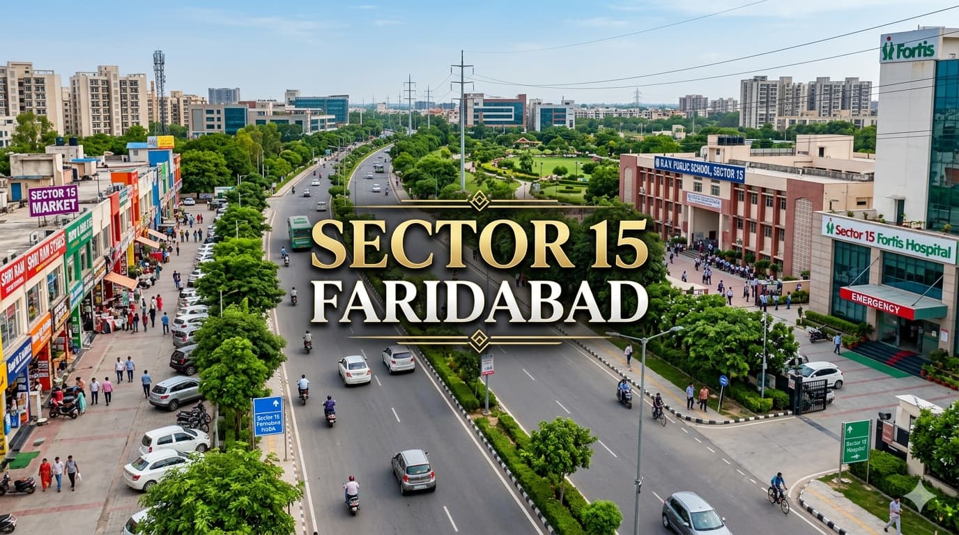 Sector 15 Faridabad Shapes A Smooth City Experience Daily