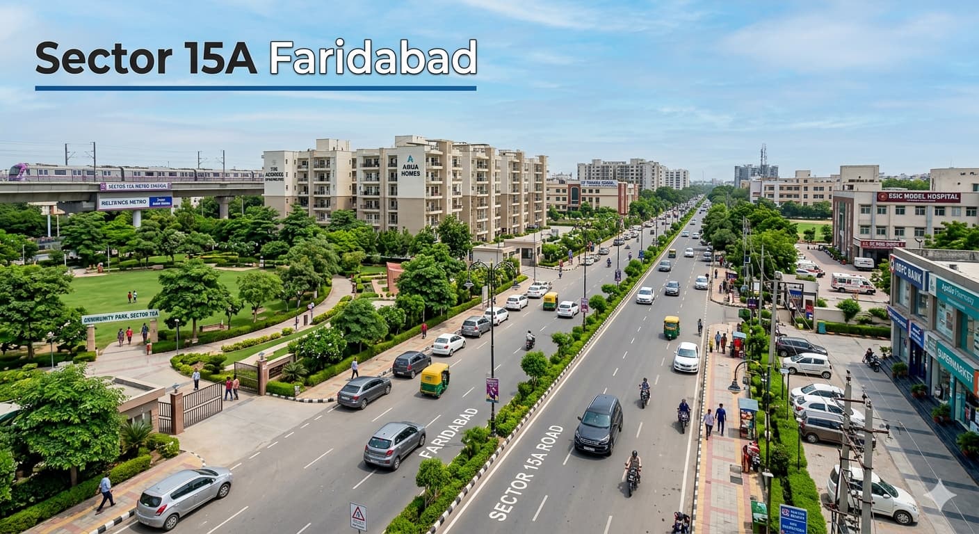 Sector 15A Faridabad Detailed Guide to Daily Convenience