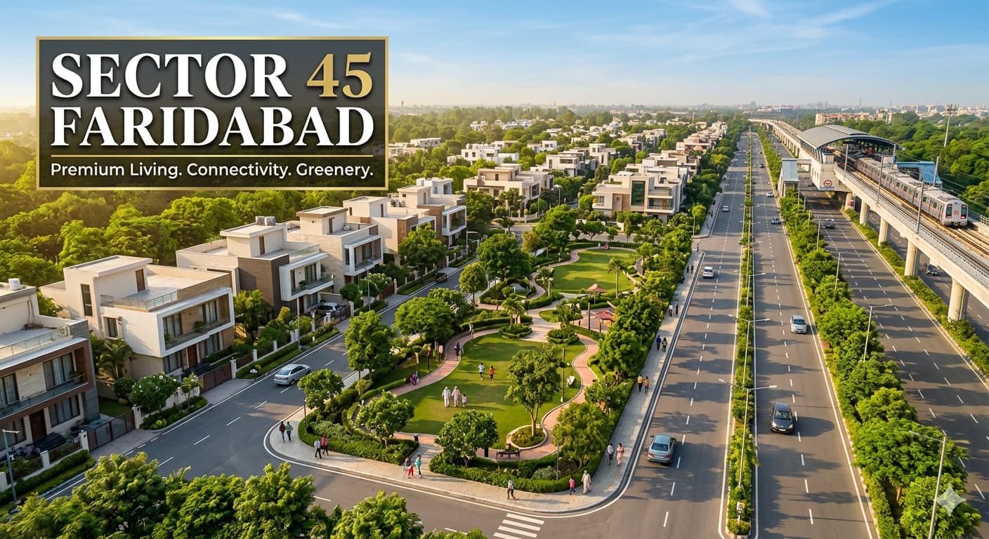 Sector 45 Faridabad Blends Strategic Connectivity