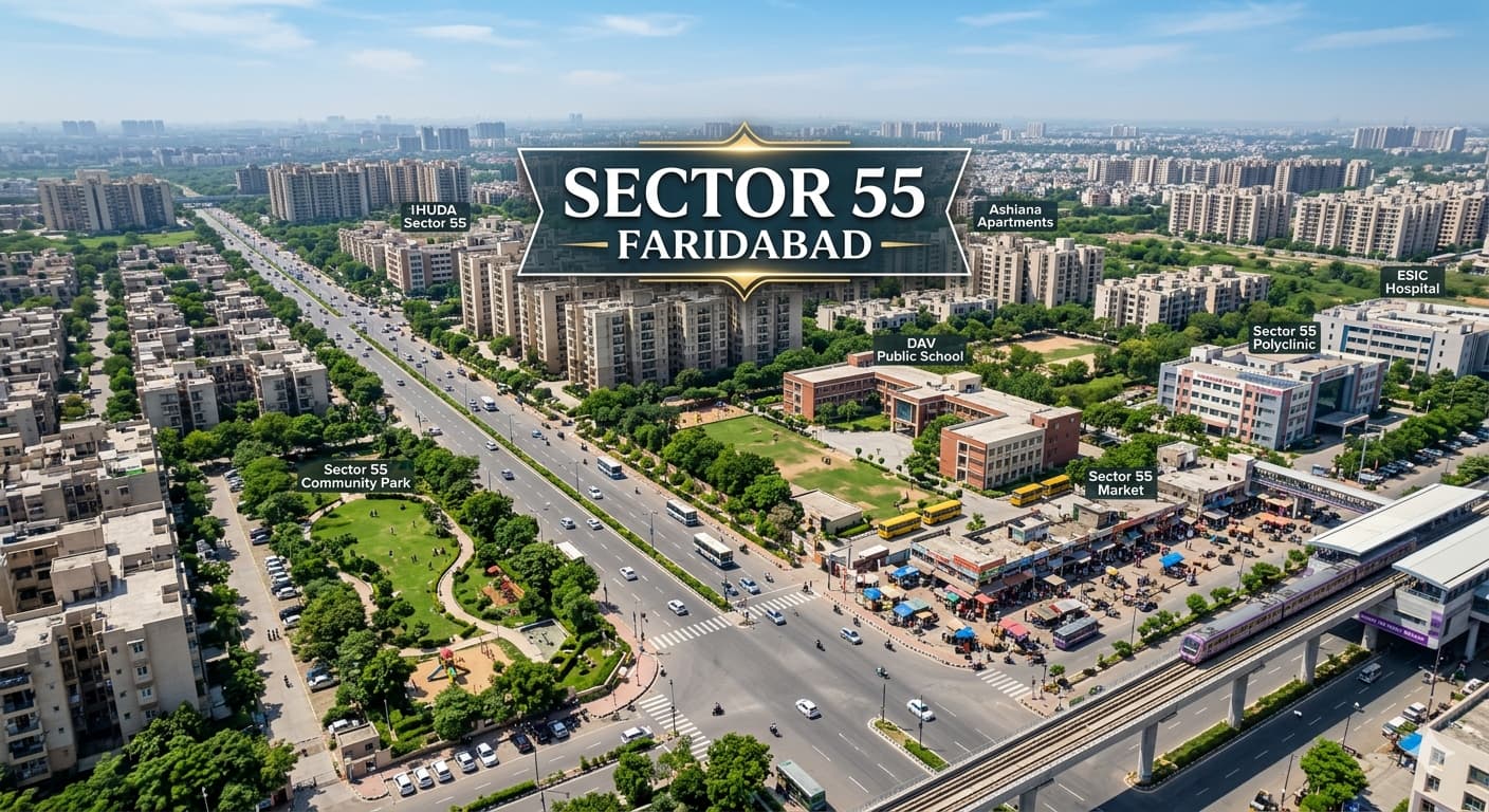 Sector 55 Faridabad Blends Fast Access with Living