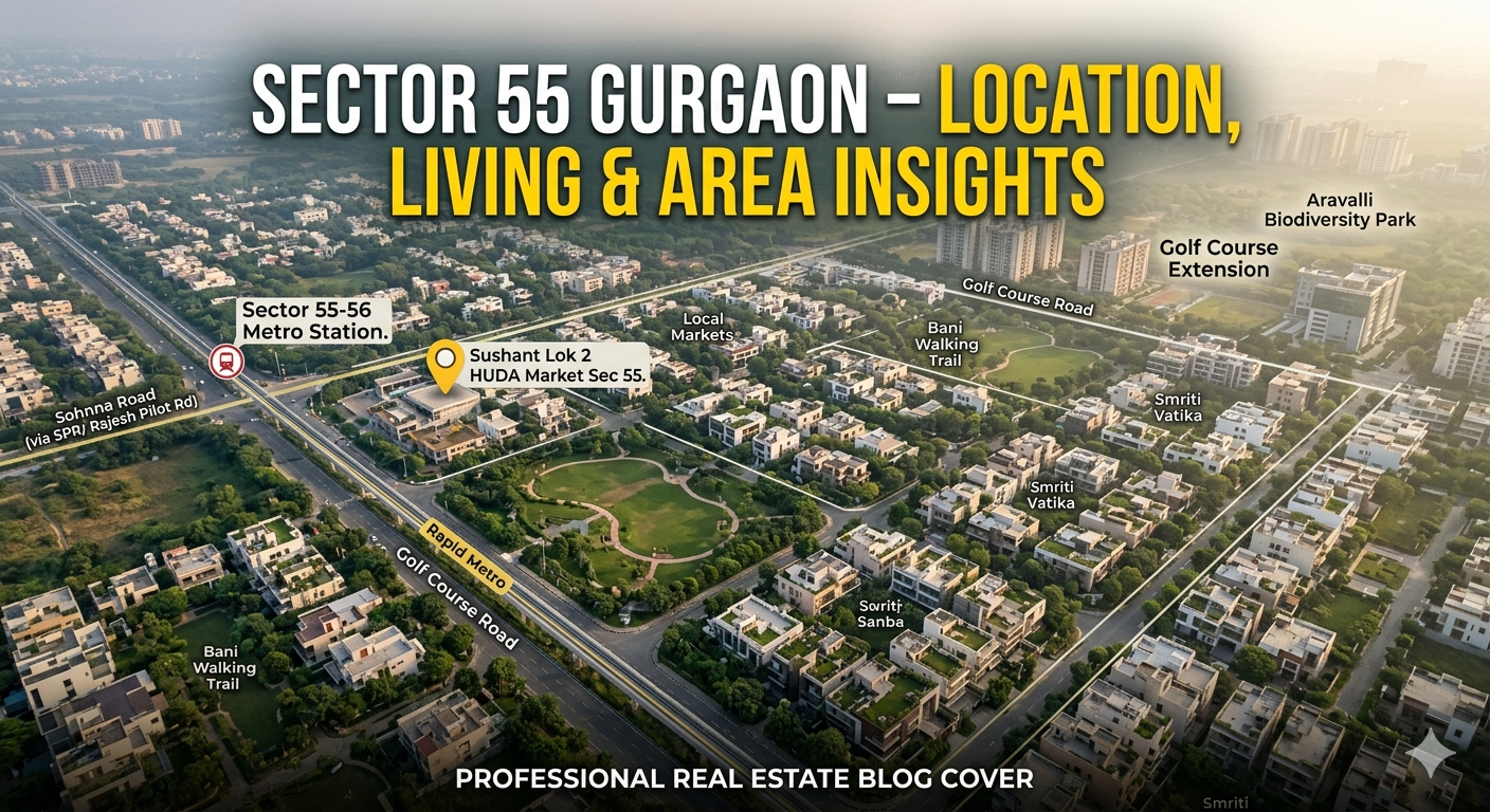Sector 55 Gurgaon Guide: Location, Living & Insights