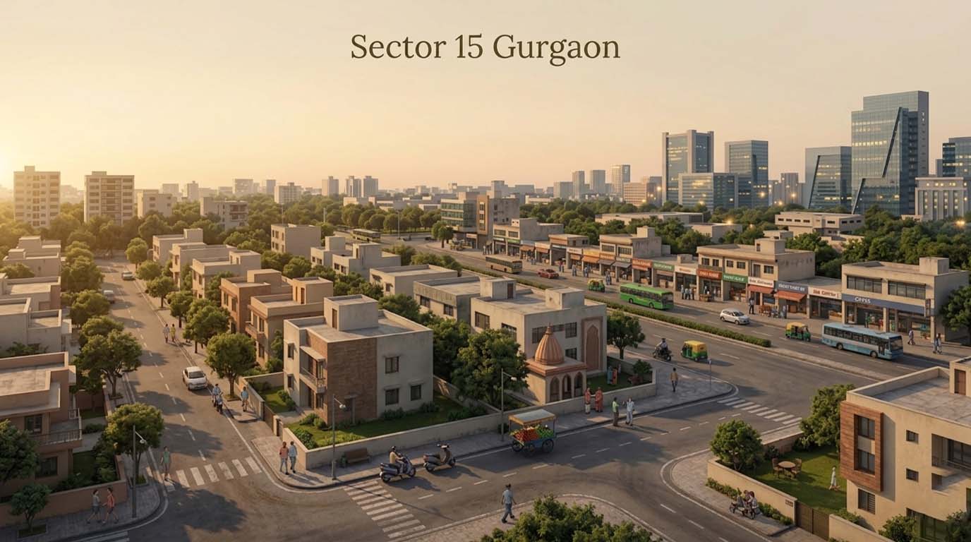 Sector 15 Gurgaon: The Unshowy Heartbeat of Central Gurgaon