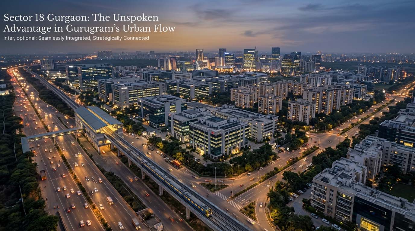Sector 18 Gurgaon: The Unspoken Advantage in Gurugram’s Urban Flow