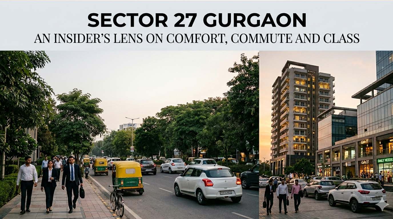 Sector 27 Gurgaon: An Insider’s Lens on Comfort, Commute and Class