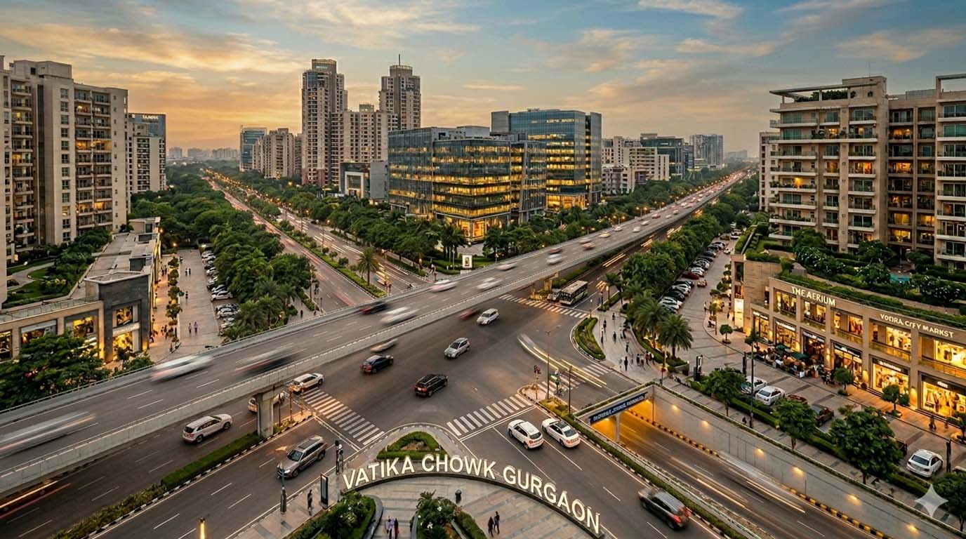 Vatika Chowk Gurgaon: Where Gurugram’s Fast Lanes Meet Real Living